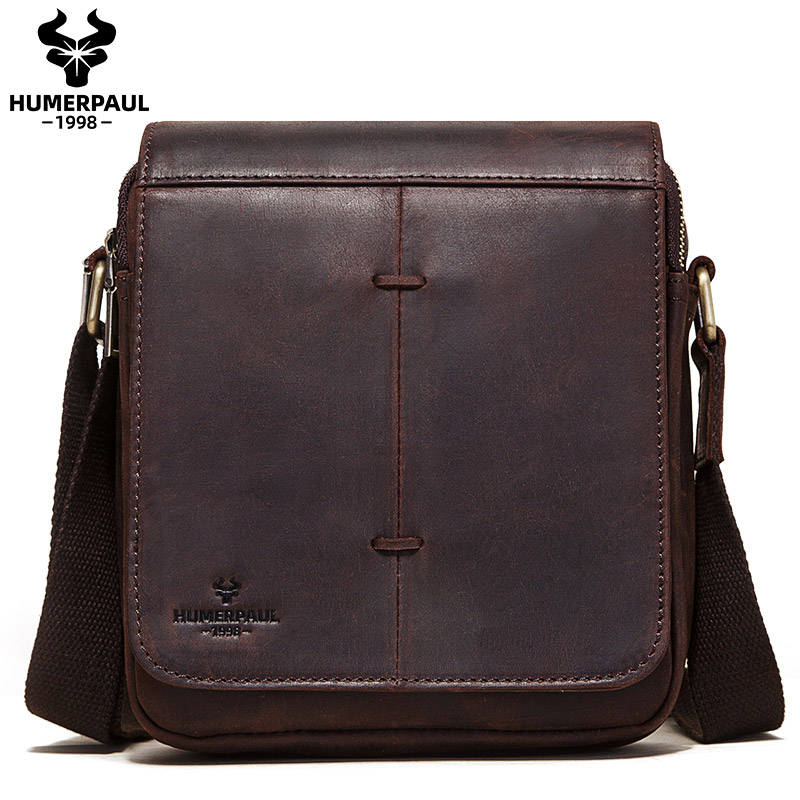 Luxury Bags For Travel - Bolso de hombro de cuero Crazy