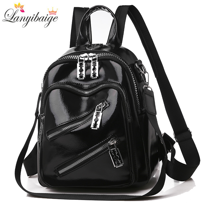 Shoulder Bag Slouchy - Mochila de viaje de cuero Pu