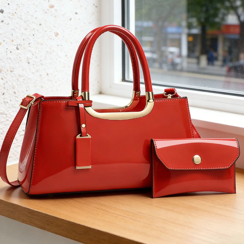 Luxury Zipper Bags - Conjunto de Bolsos de Mano para