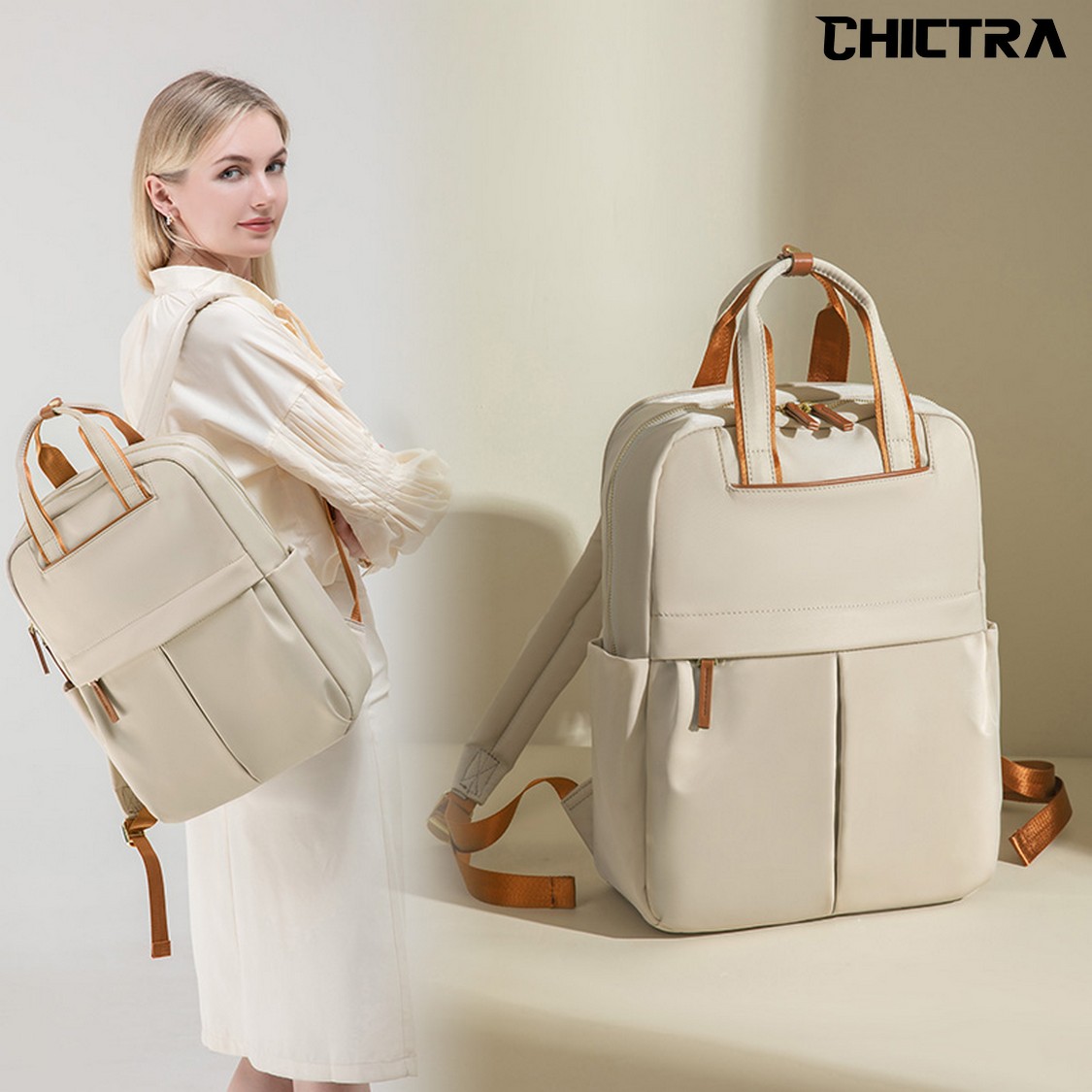 Luxury Bags For Travel - CHICTRA Mochila para portátil de 14