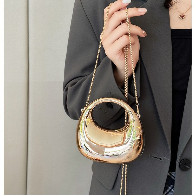 Mini Bag Evening Clutch - Mini Bolso de Noche Dorado, Bolsos