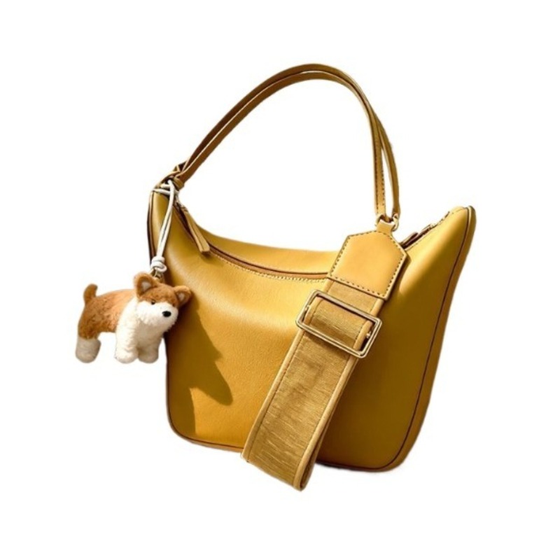 Luxury Bags Yellow - Bolso Bandolera Amarillo Portátil para Mujer,