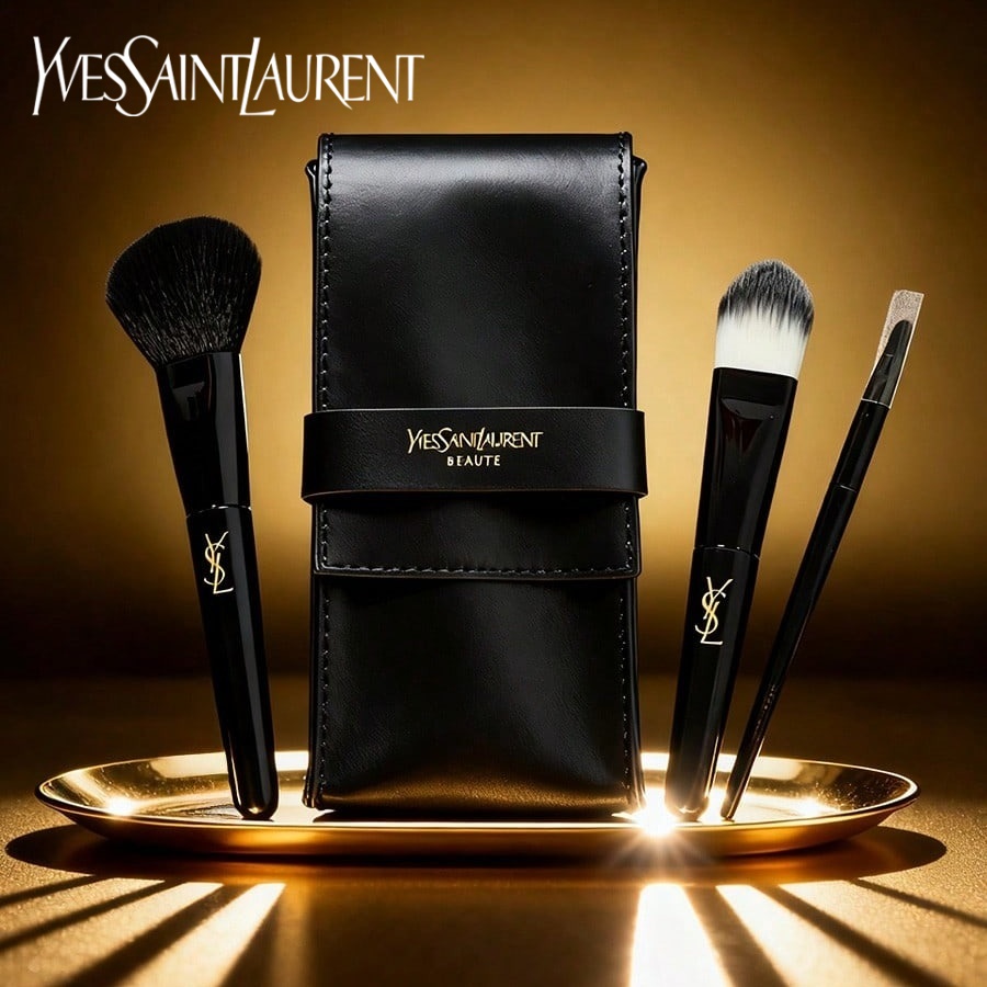 Luxury Beach Bags Ysl - Kit de Brochas de Maquillaje Esenciales