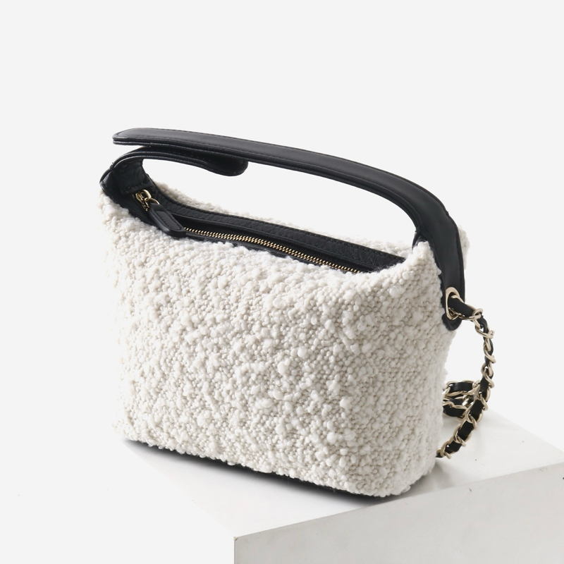 Luxury Zipper Bags - Mini bolsos hobos clásicos de cuero