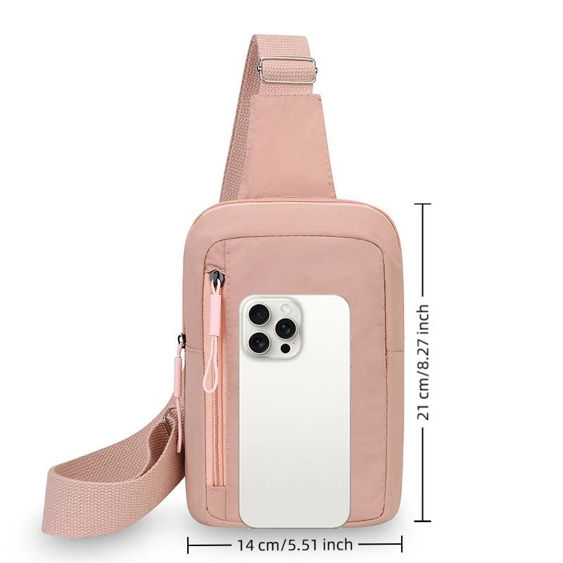Shoulder Bag Slouchy - Mini Bolso Bandolera, Elegante Mochila Cruzada