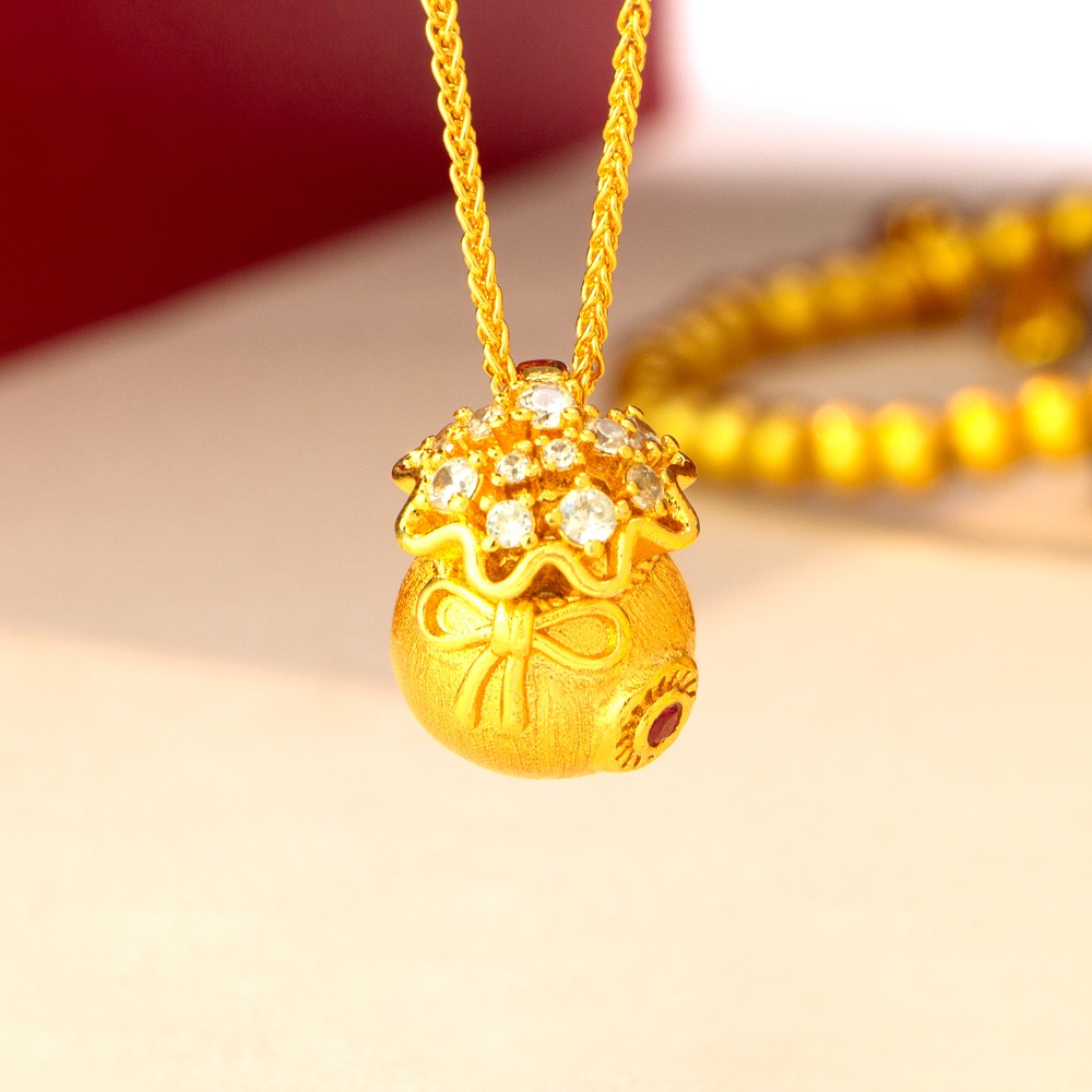 Collar con colgante de bolsa d - Luxury Bags Drawing reseña y precio
