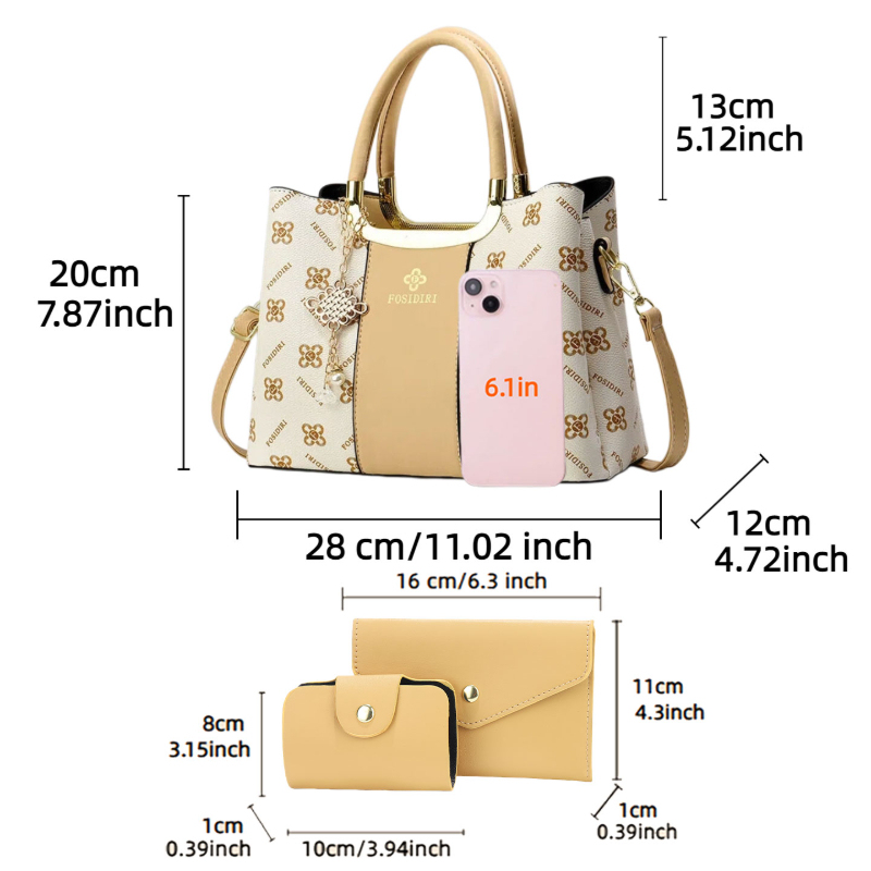 Bolsos de Mano Estampados de L - Luxury Zipper Bags reseña y precio