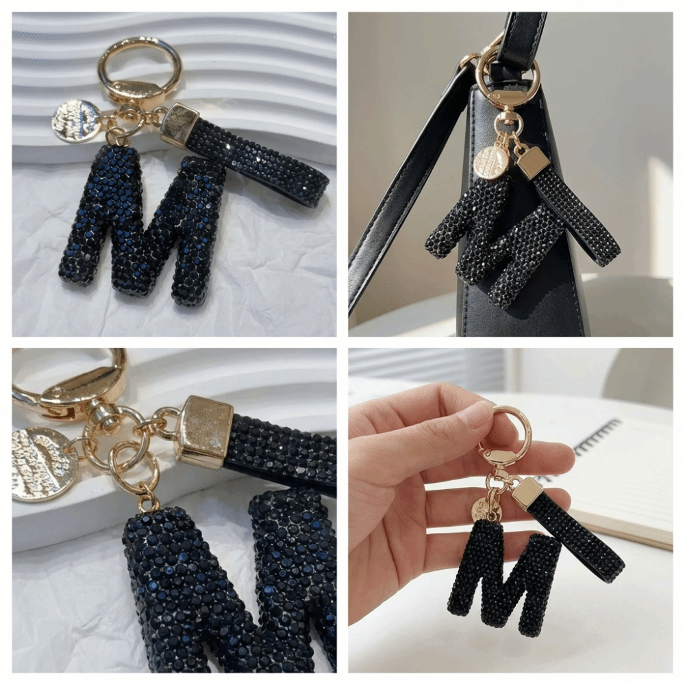 Exquisito Llavero con Letra de - Luxury Bags Yellow reseña y precio
