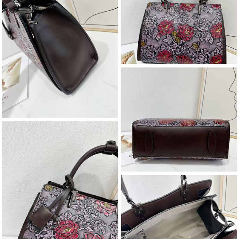 Bolso Tote Vintage con Flores  - Quiet Luxury Bags Tote reseña y precio