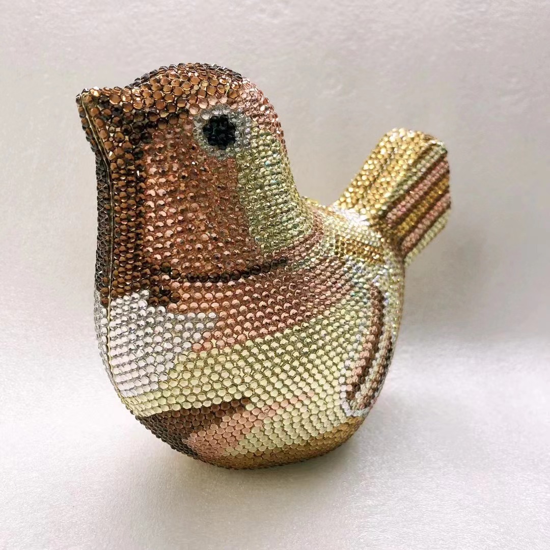 Bolso de noche con diamantes d - Luxury Bags Yellow reseña y precio