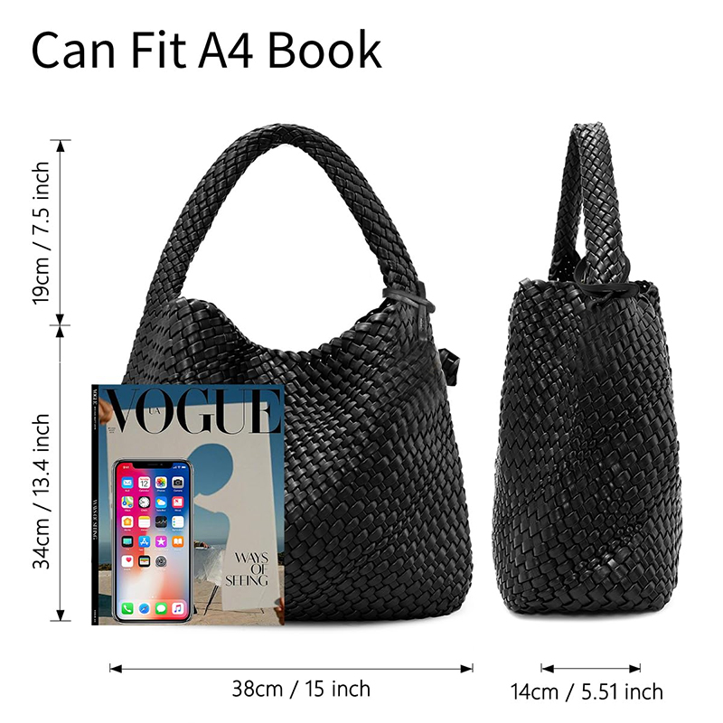 Bolso de mano tejido para muje - Luxury Beach Bags Ysl reseña y precio