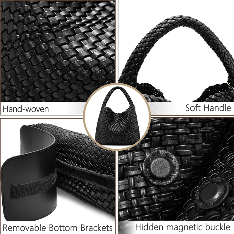 Bolso de mano tejido para muje - Luxury Beach Bags Ysl reseña y precio