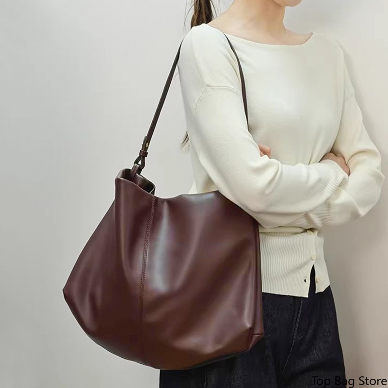 Bolso de Hombro de Cuero Genui - Quiet Luxury Bags Tote reseña y precio