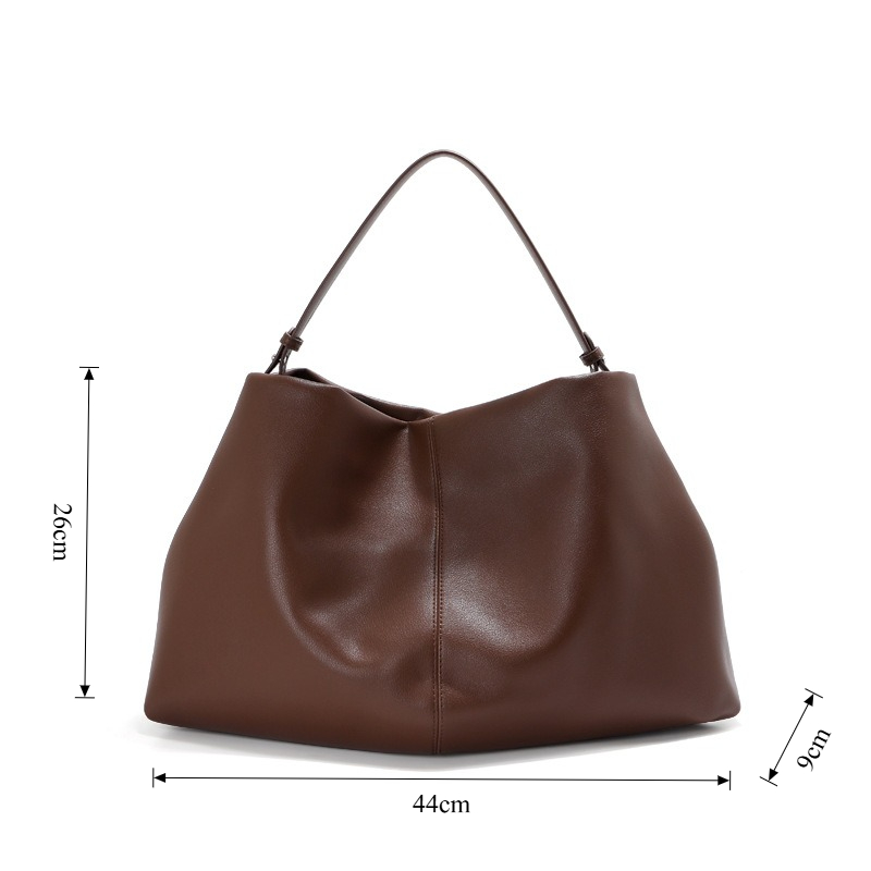 Bolso de Hombro de Cuero Genui - Quiet Luxury Bags Tote reseña y precio