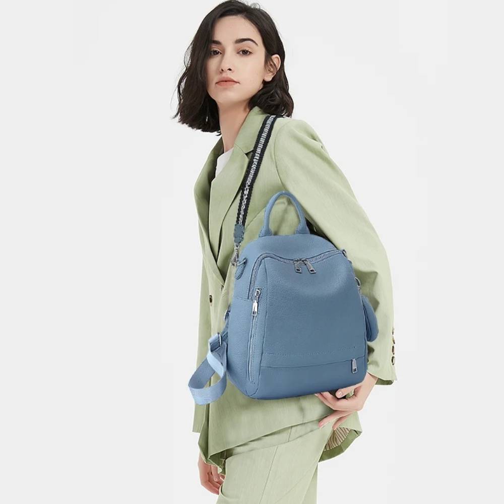 Mochila Zency de cuero genuino - Shoulder Bag Slouchy reseña y precio