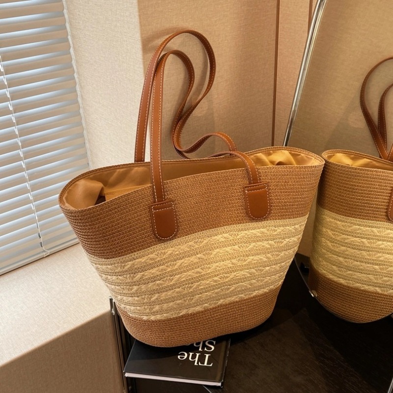 Bolso de paja para mujer, bols - Luxury Beach Bags Ysl reseña y precio