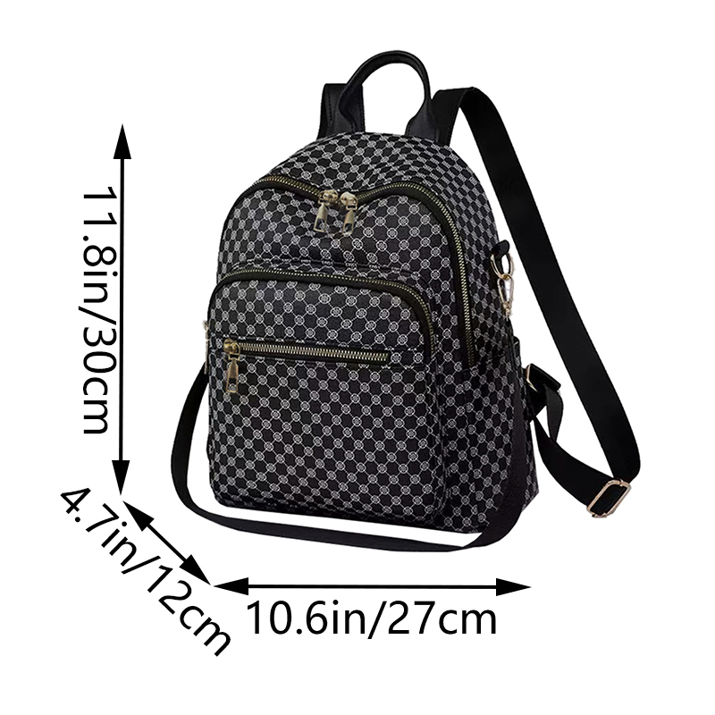 Mochila de PU con Patrón Geomé - Weekender Bag Duffle reseña y precio