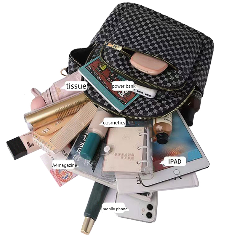 Mochila de PU con Patrón Geomé - Weekender Bag Duffle reseña y precio