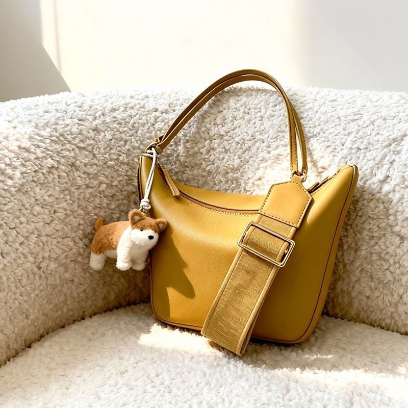 Bolso Bandolera Amarillo Portá - Luxury Bags Yellow reseña y precio