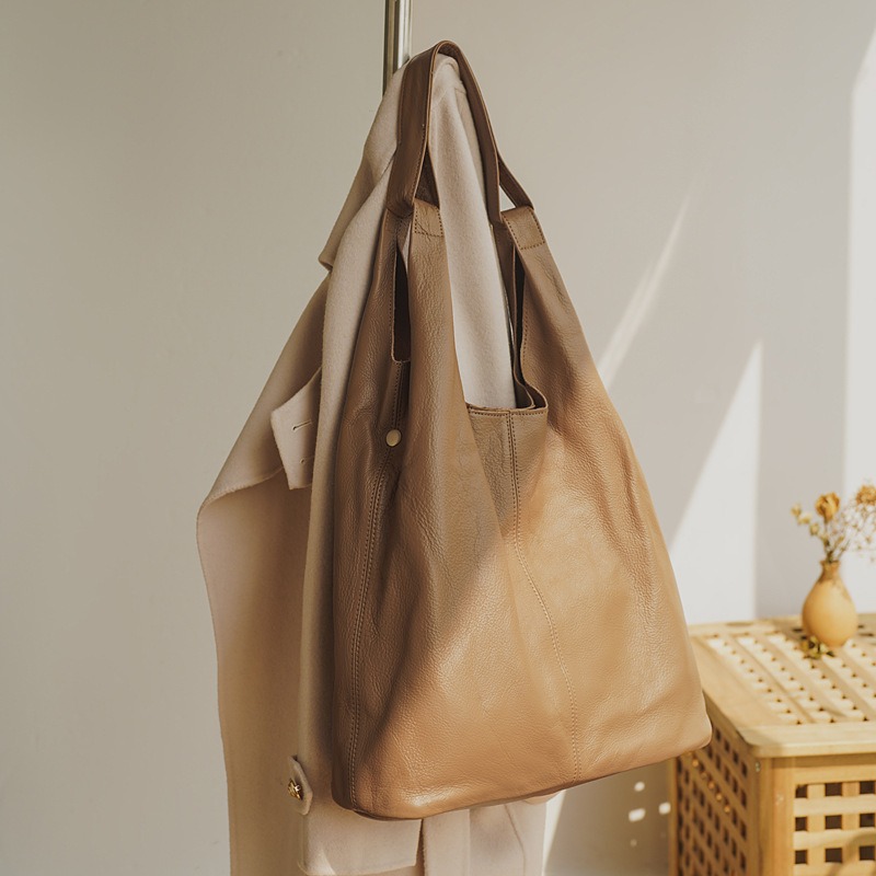 Bolso de Hombro de Cuero Genui - Quiet Luxury Bags Tote reseña y precio
