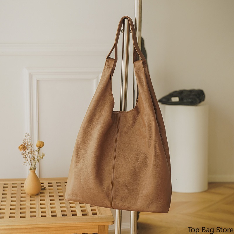 Bolso de Hombro de Cuero Genui - Quiet Luxury Bags Tote reseña y precio