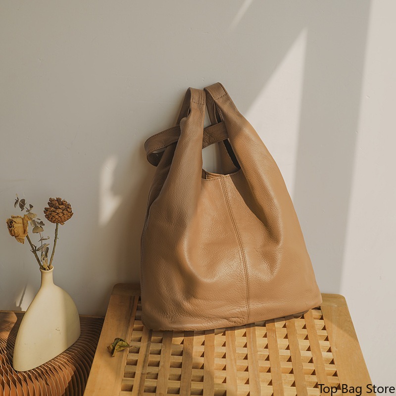 Bolso de Hombro de Cuero Genui - Quiet Luxury Bags Tote reseña y precio