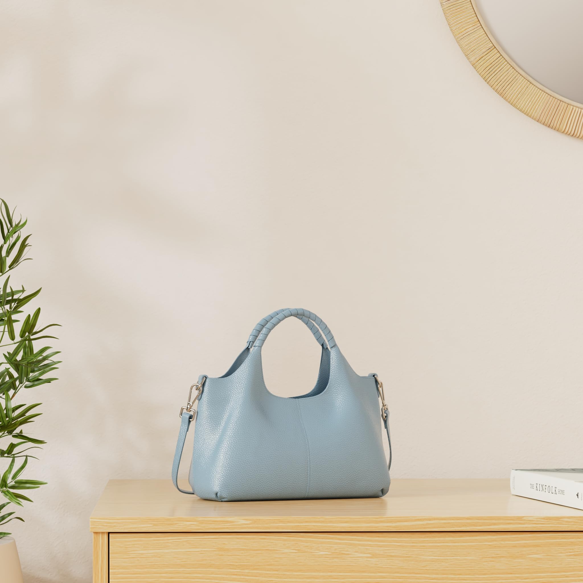 Bolsos de Hombro de Cuero Genu - Quiet Luxury Bags Tote reseña y precio