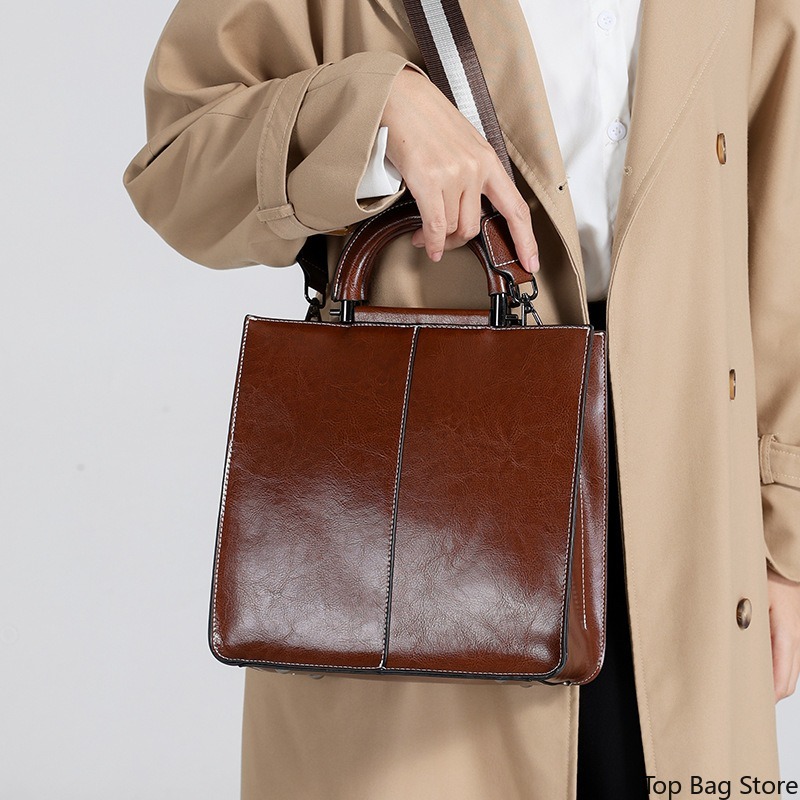 Bolso Tote de Cuero Genuino pa - Quiet Luxury Bags Tote reseña y precio