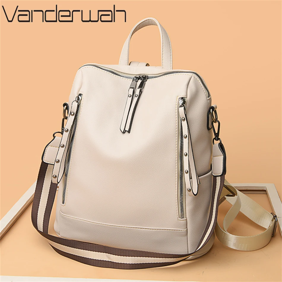 Mochila De cuero suave para es - Luxury Zipper Bags reseña y precio