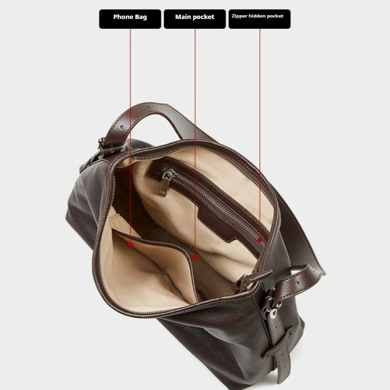 Bolso Tote de Cuero Genuino pa - Quiet Luxury Bags Tote reseña y precio