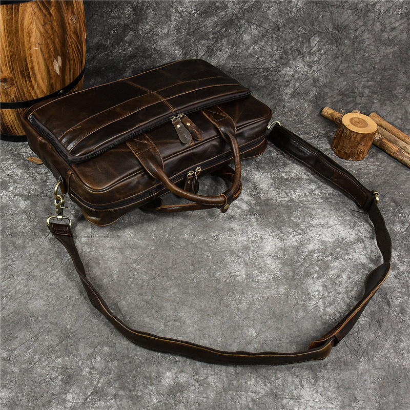 Bolso de mano de cuero genuino - Luxury Zipper Bags reseña y precio