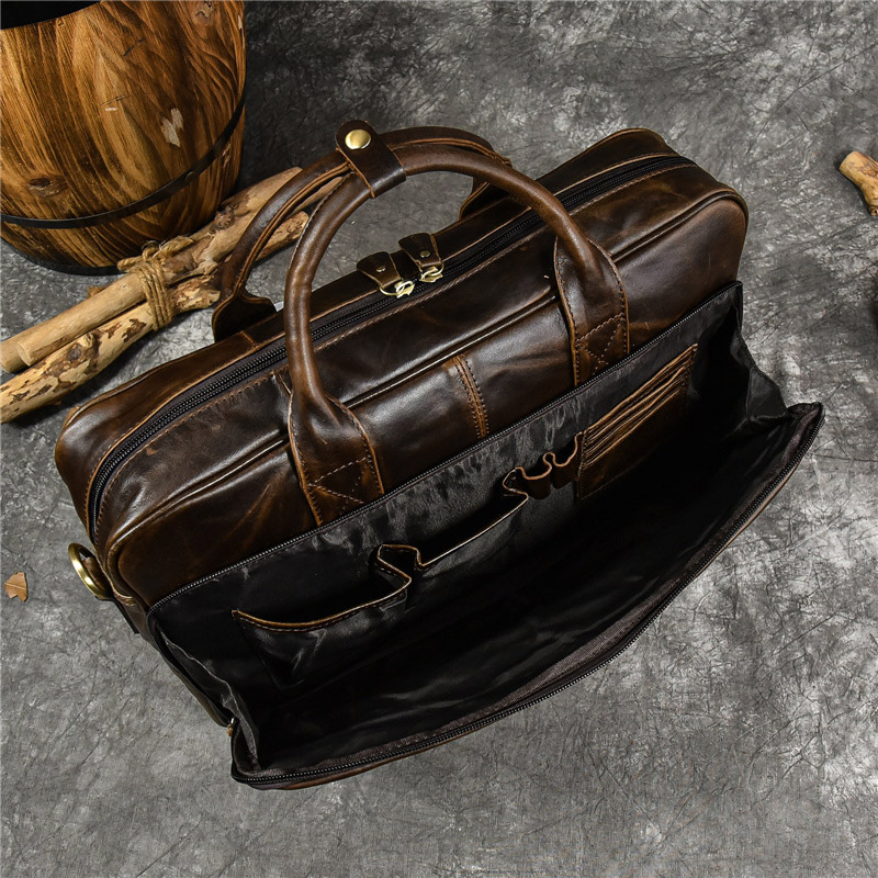 Bolso de mano de cuero genuino - Luxury Zipper Bags reseña y precio