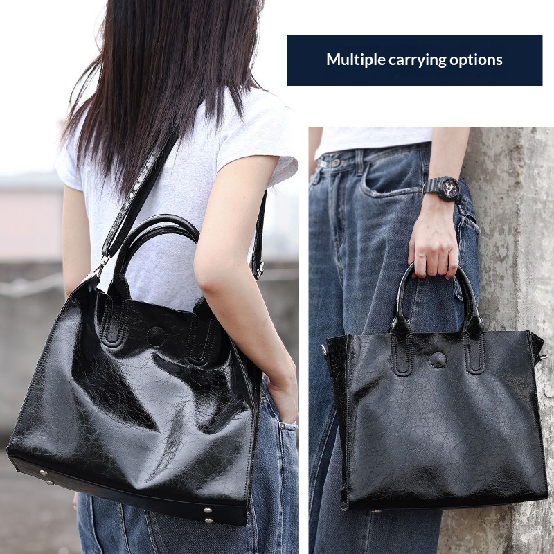 Bolso Tote de Cuero Genuino pa - Quiet Luxury Bags Tote reseña y precio