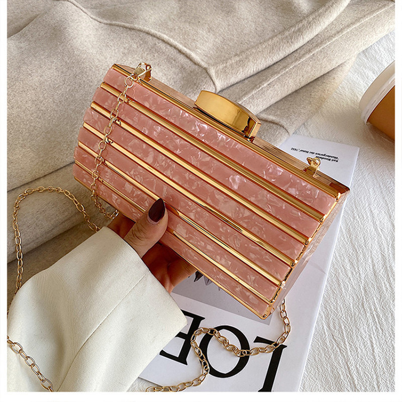 Bolsos cuadrados acrílicos de  - Mini Bag Evening Clutch reseña y precio