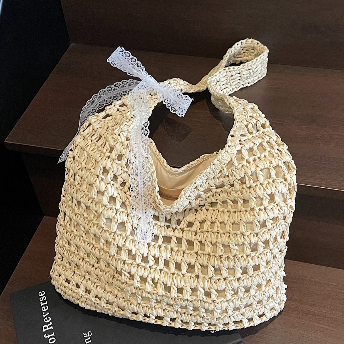 Bolso de Paja Tejido a Crochet - Luxury Beach Bags Ysl reseña y precio