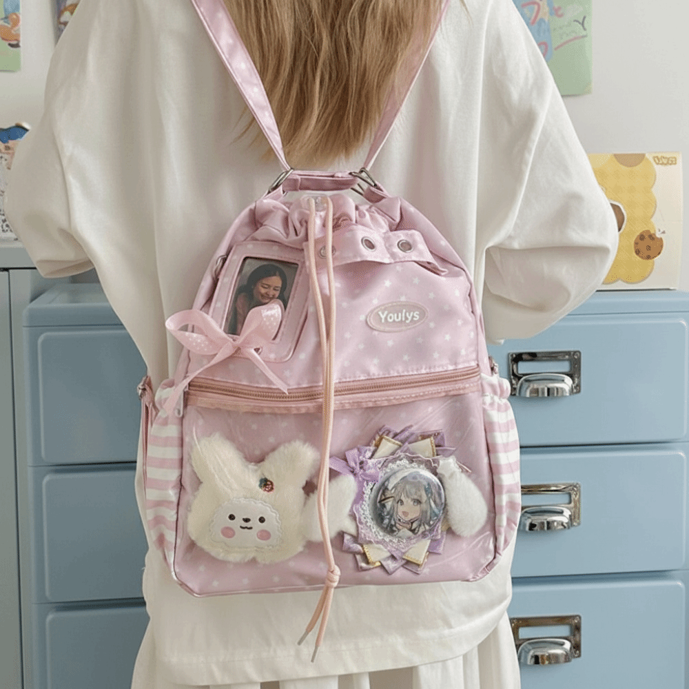 Mochila Ita con estampado de l - Shoulder Bag Slouchy reseña y precio