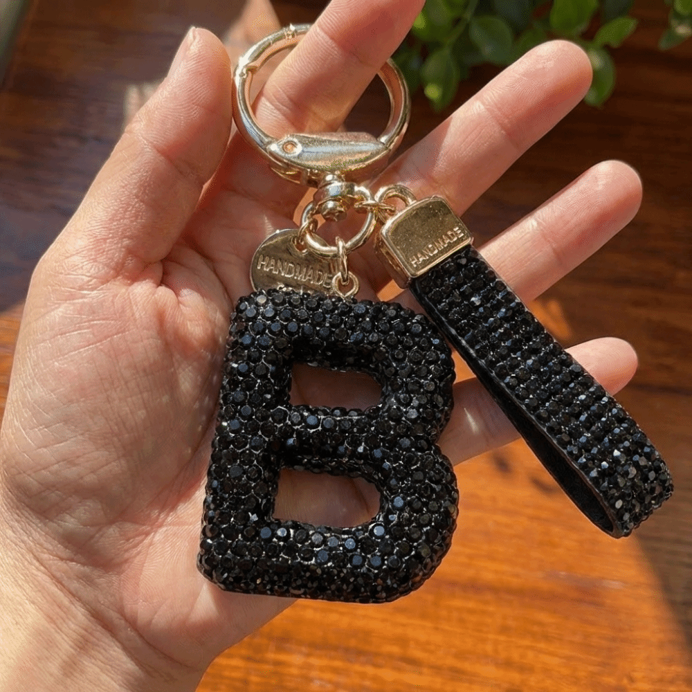 Elegante Llavero con Letra de  - Luxury Bags Yellow reseña y precio