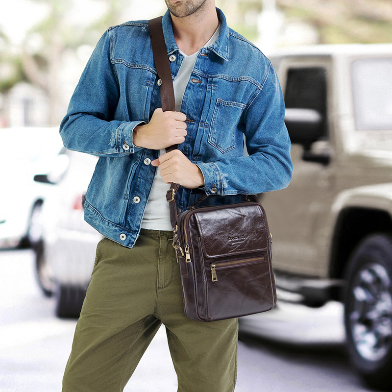 Nuevo bolso bandolera de cuero - Luxury Bags Store reseña y precio
